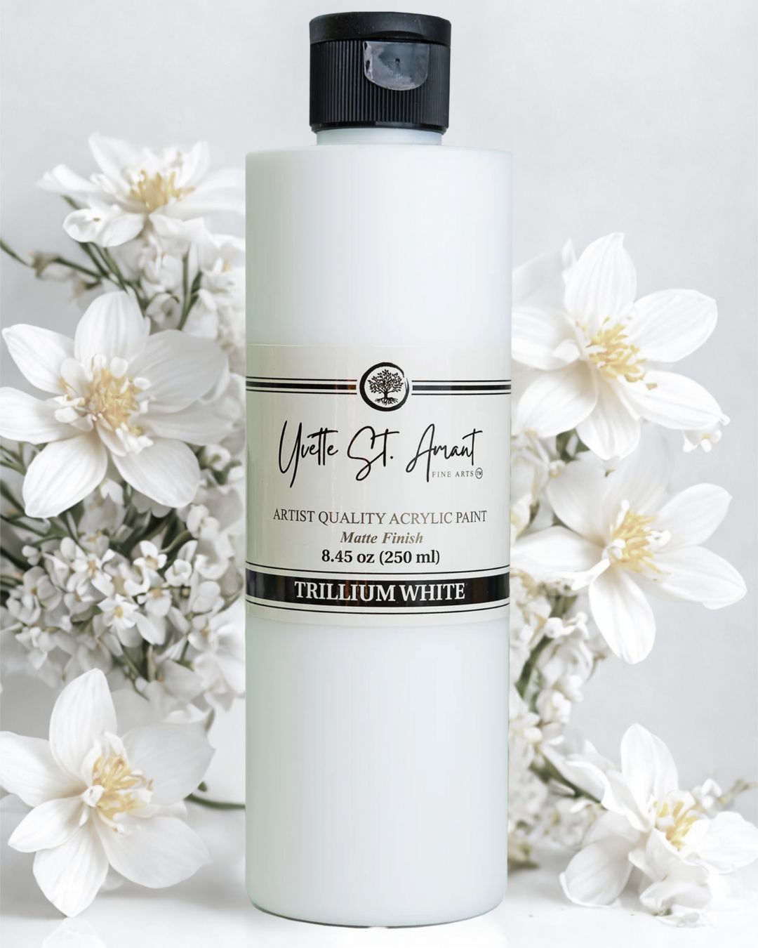 Yvette St. Amant 250ml Paint Bottle - Trillium White