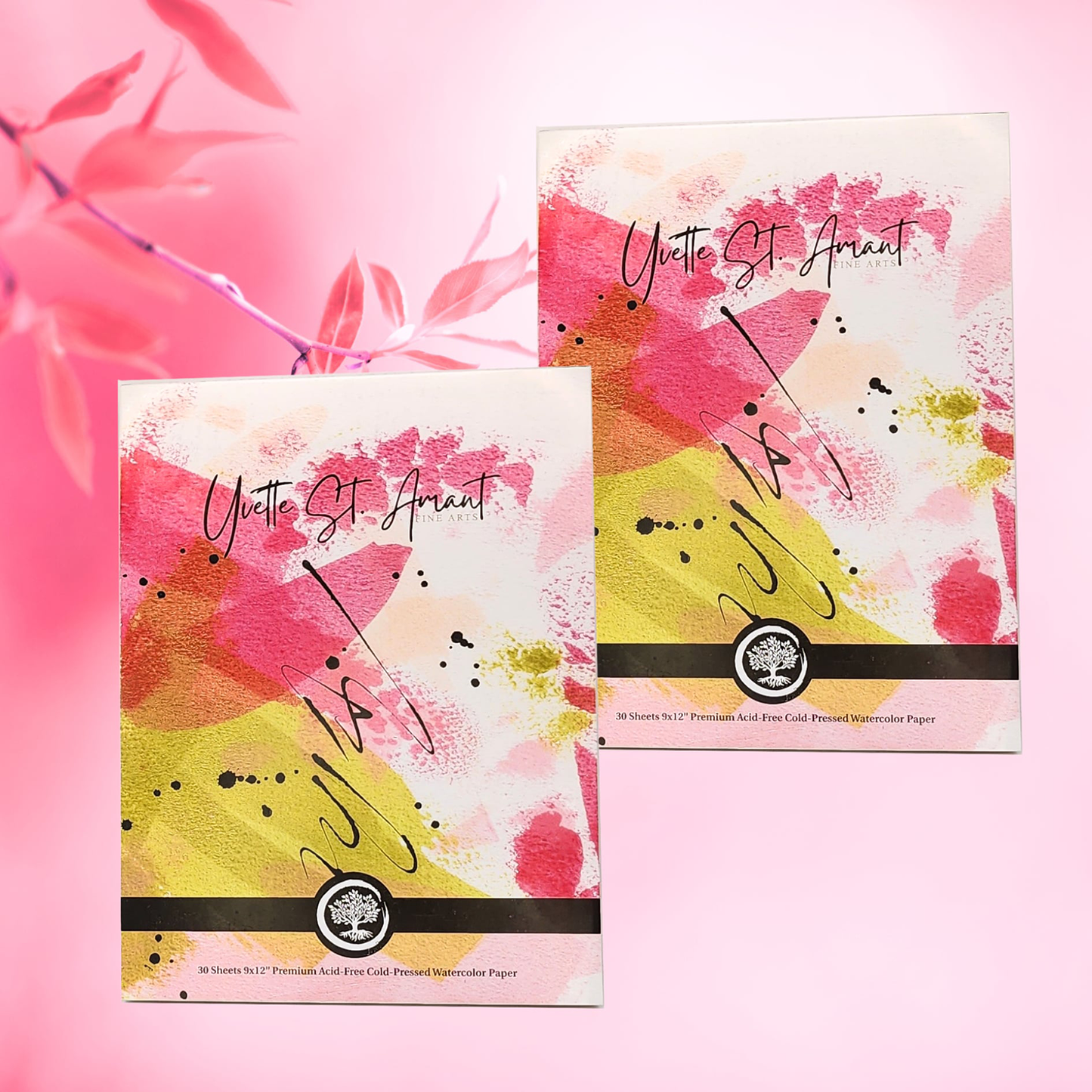 Yvette St. Amant Art Supplies - *2 PACK* 30 Sheet Premium Watercolor Paper Pad 9x12"